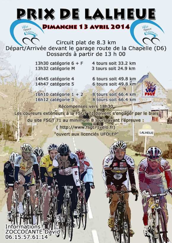 Prix de Lalheue FSGT 2014