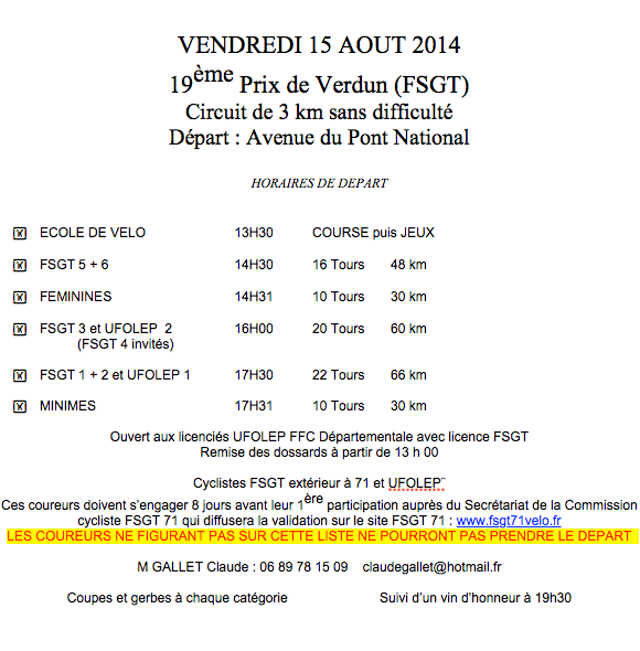 Prix de Verdun 2014