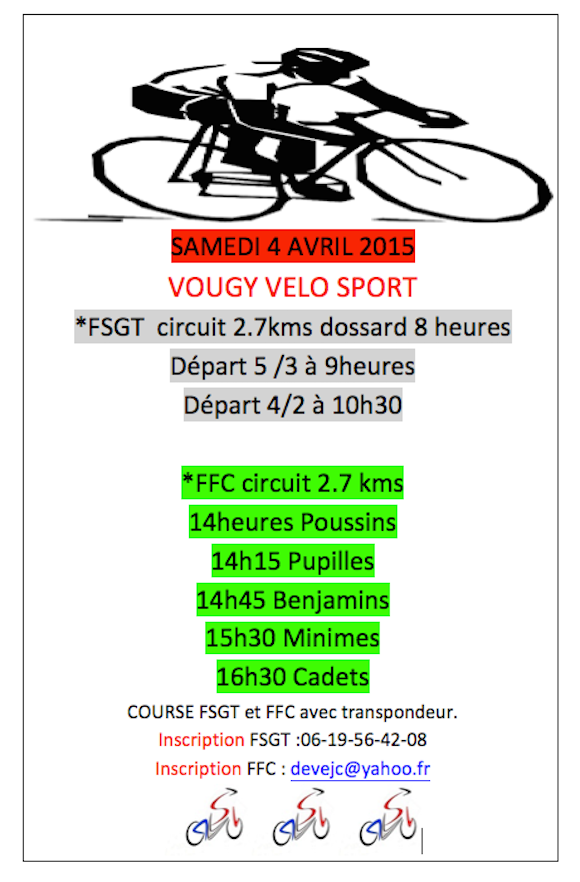 Prix de Vougy FSGT & FFC (42)