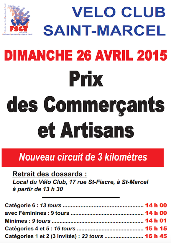 Prix de St Marcel 2015