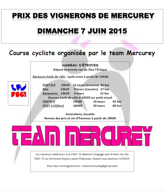 Prix de Mercurey 2015