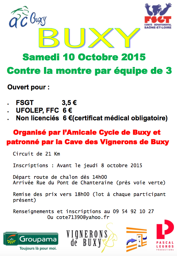 CLMx3 de Buxy 2015