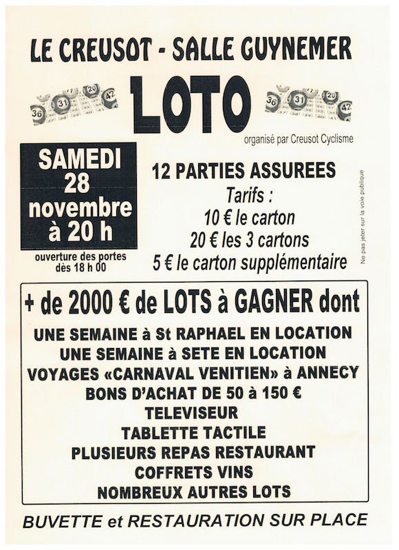 Loto Creusot Cyclisme 2015