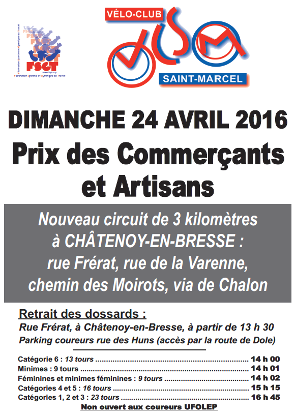Prix de St Marcel 2016